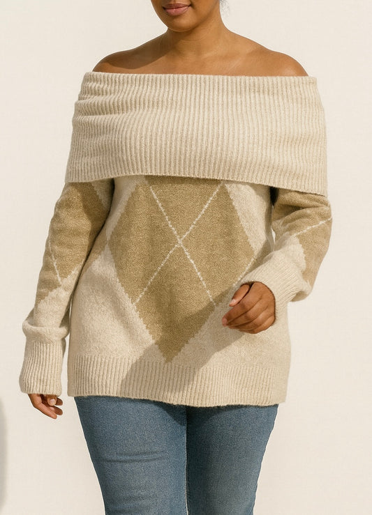 Pull en tricot rayé Rika