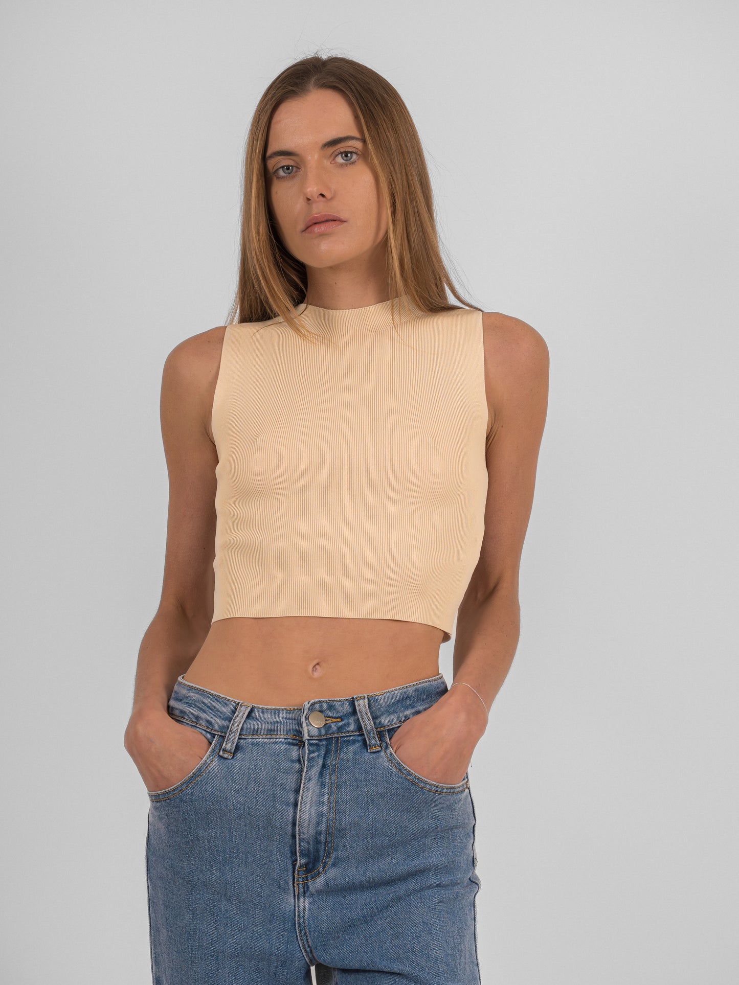 Crop top à col ras - PA