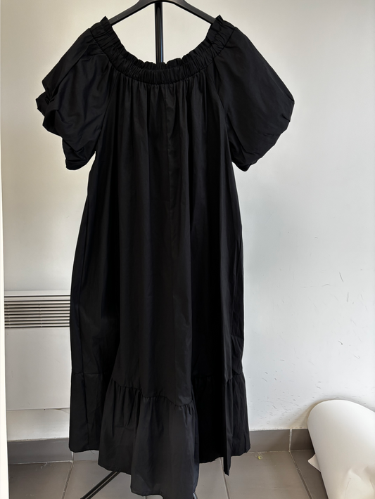 Robe longue puff sleeve - P2