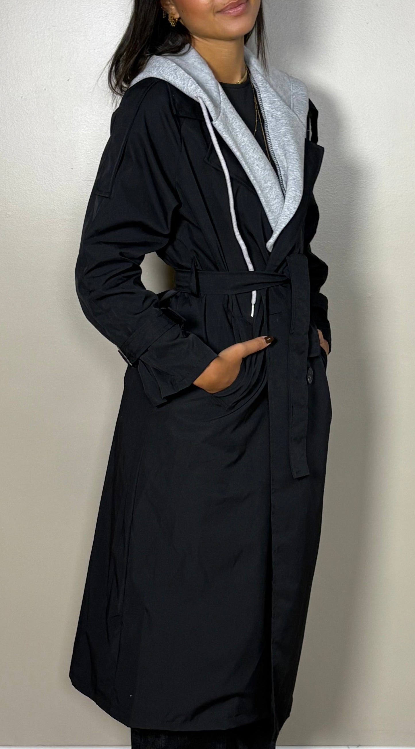 Trench coat impermeable à capuche Suzy