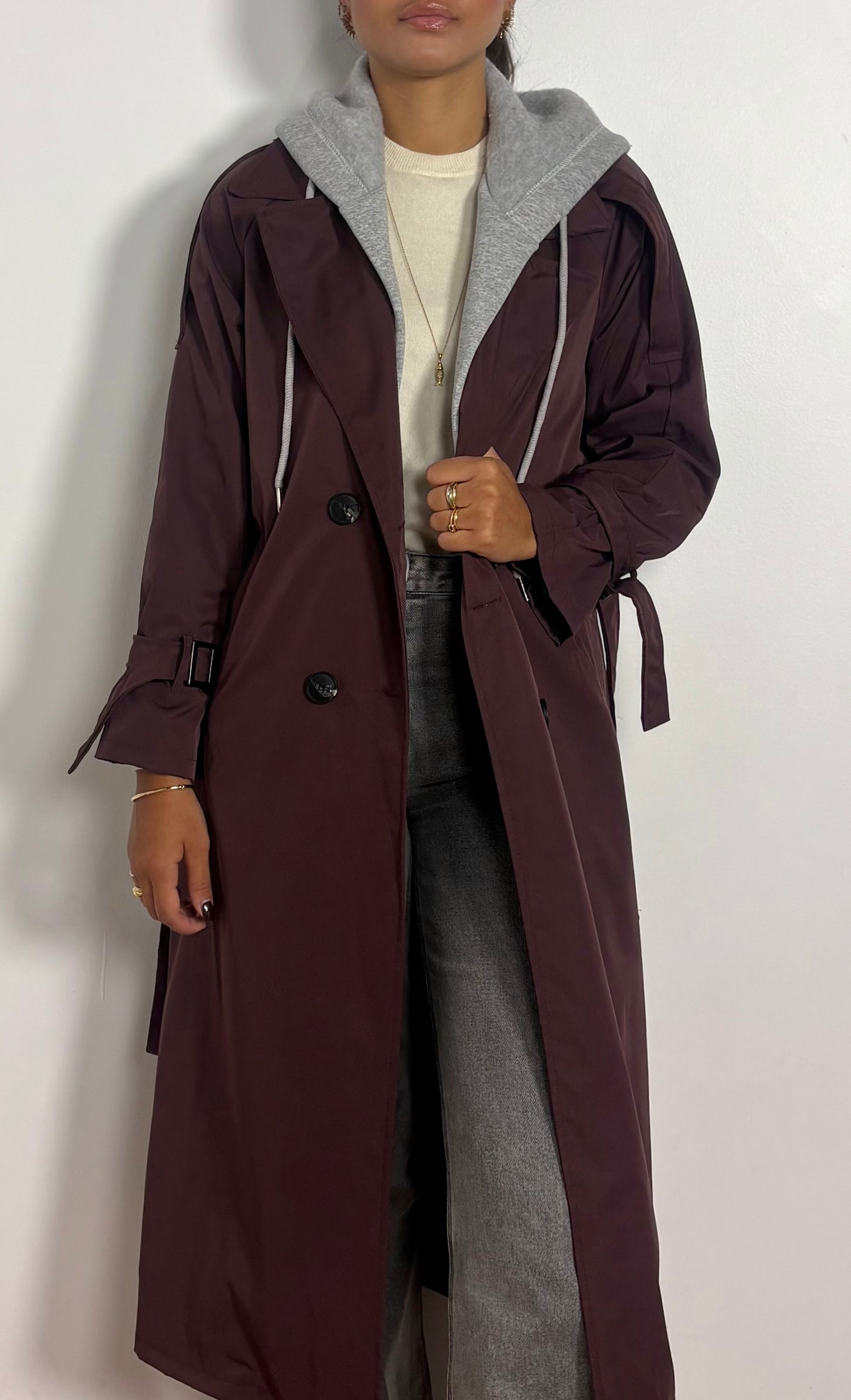 Trench coat impermeable à capuche Suzy