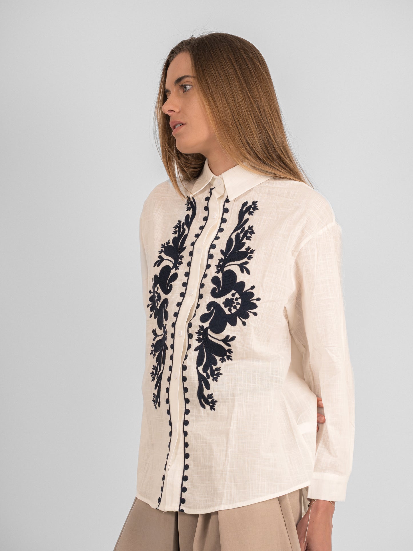 Chemise col classique brodé - P3 PA