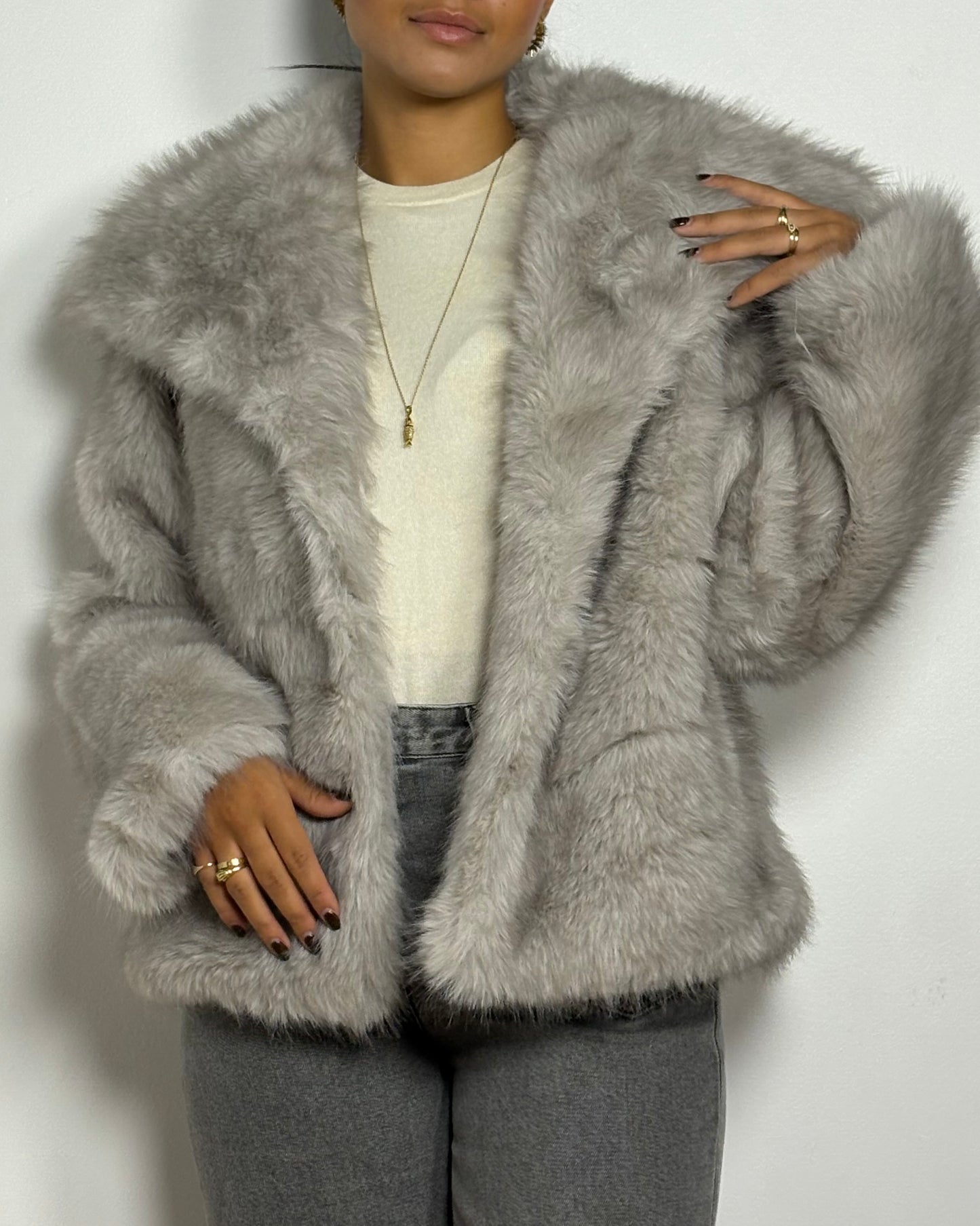 Manteau à fourrure Zendaya