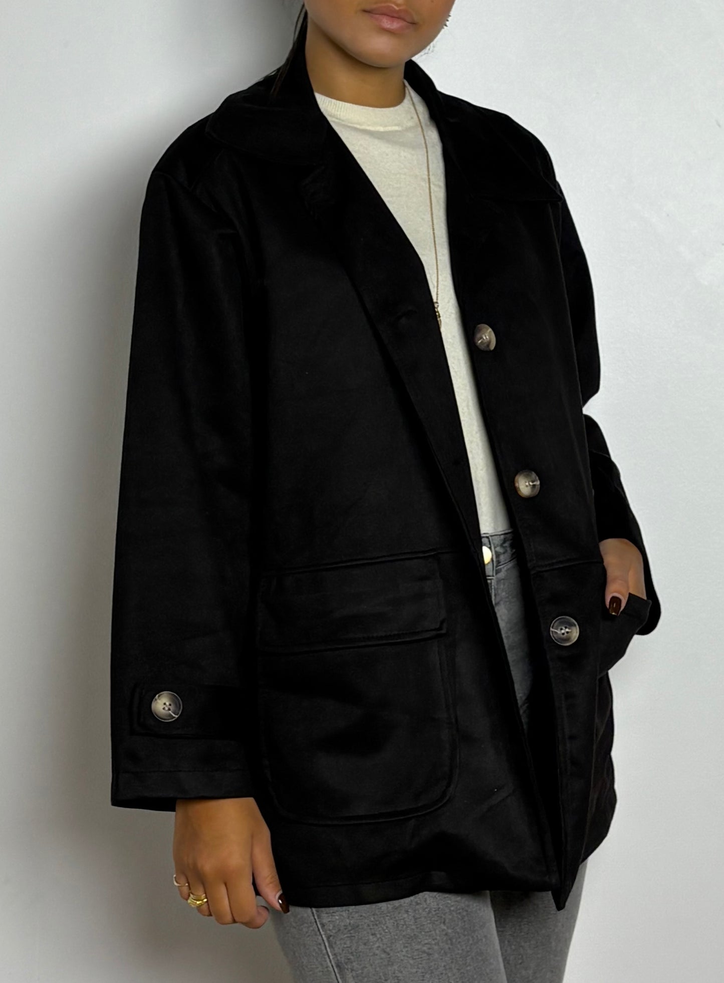 Gilet façon daim Janis