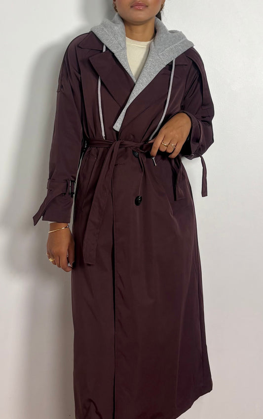 Trench coat impermeable à capuche Suzy