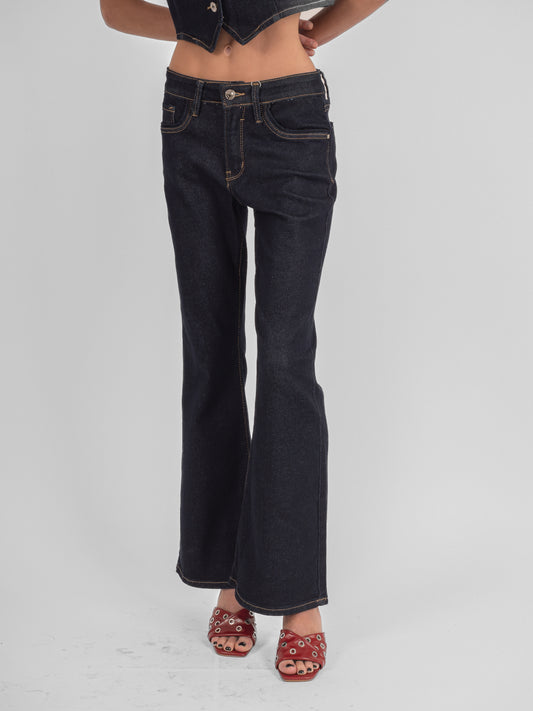 Jean denim strech flare