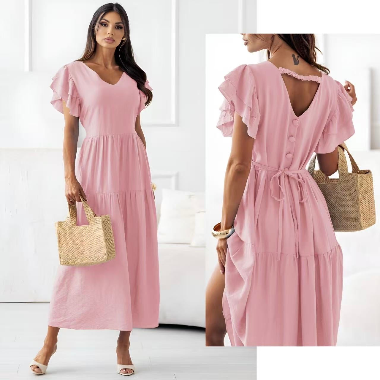 Robe d’été à volants