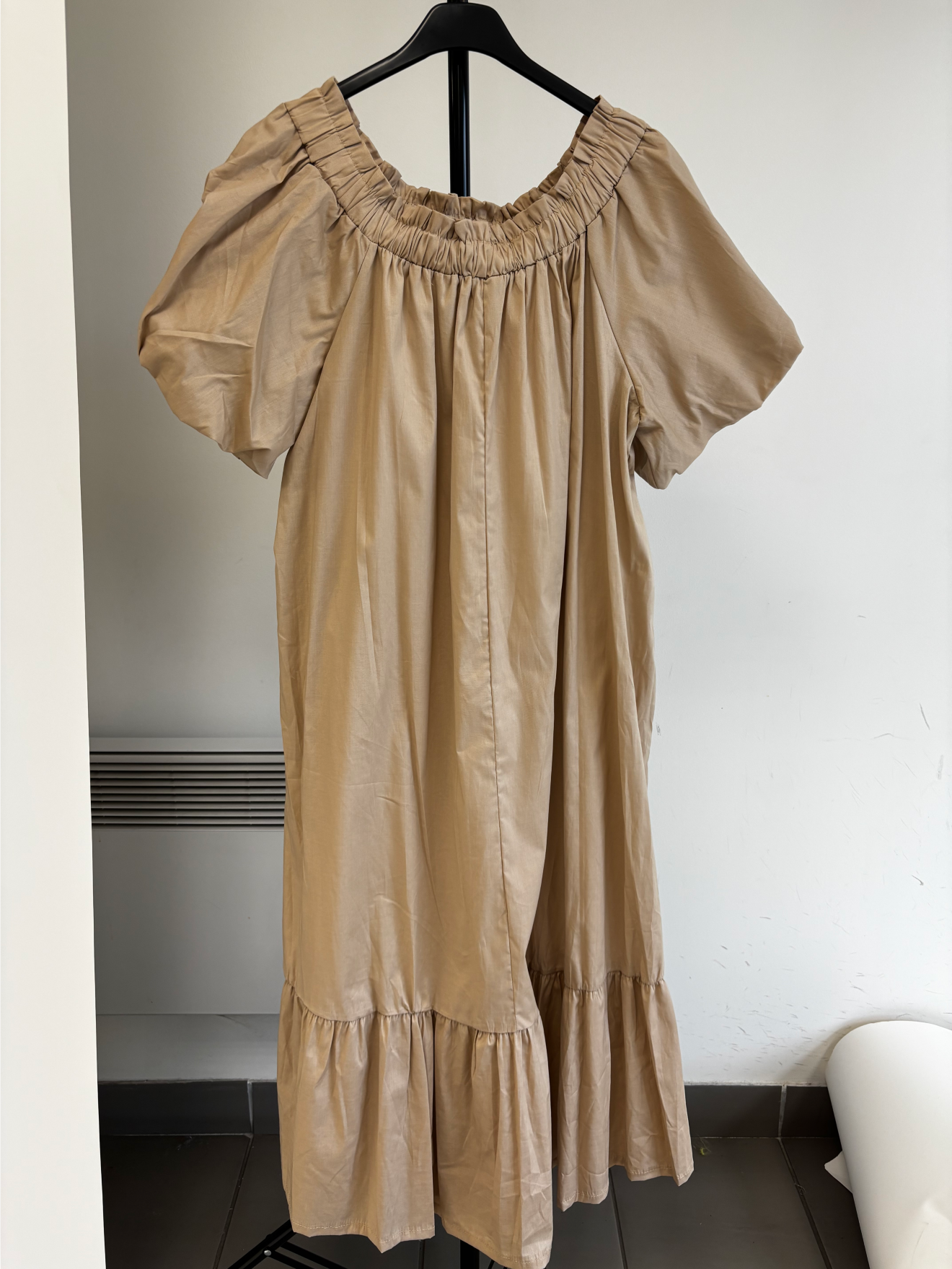 Robe longue puff sleeve - P2