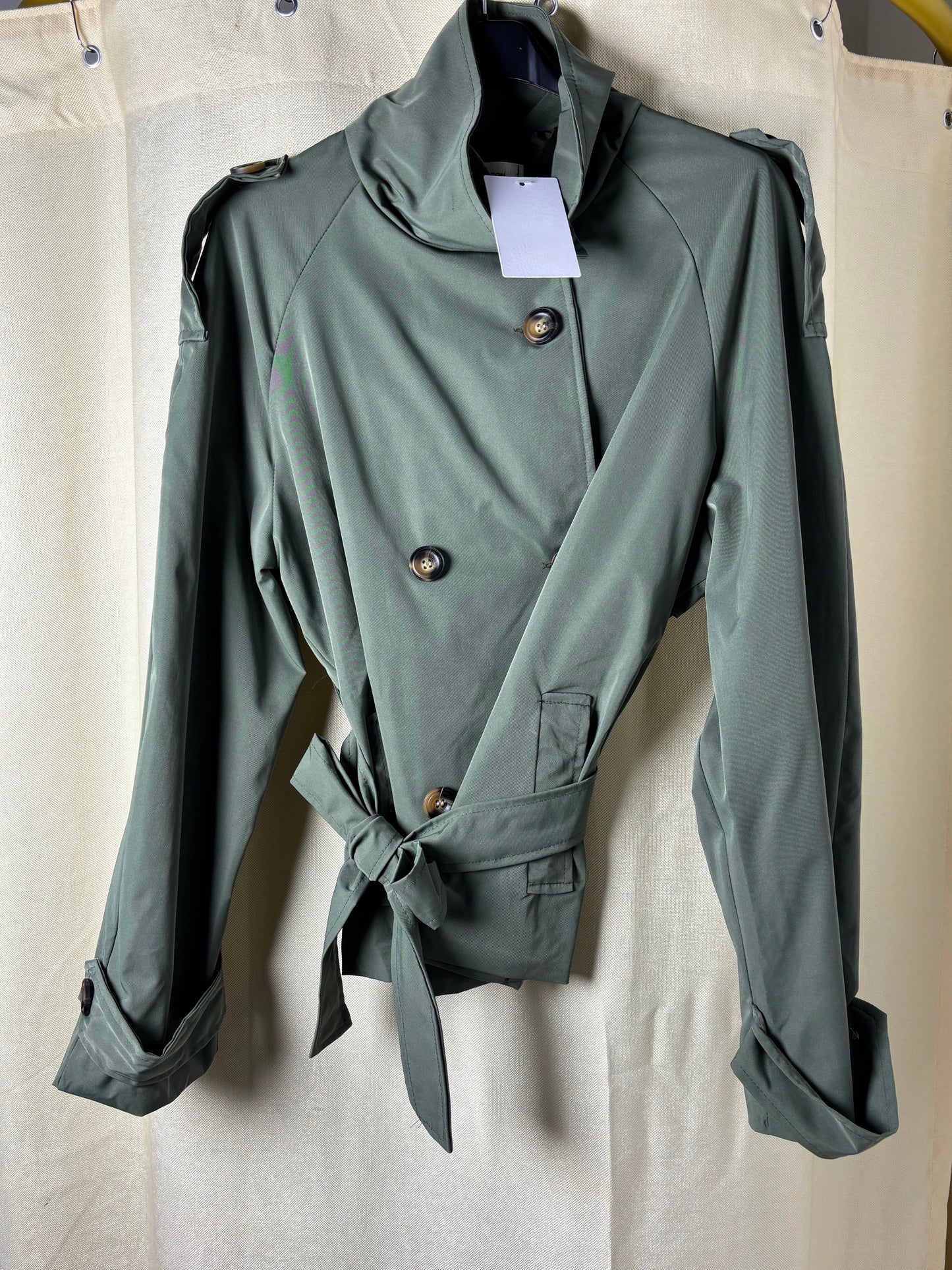 Trench court à col SAMIA