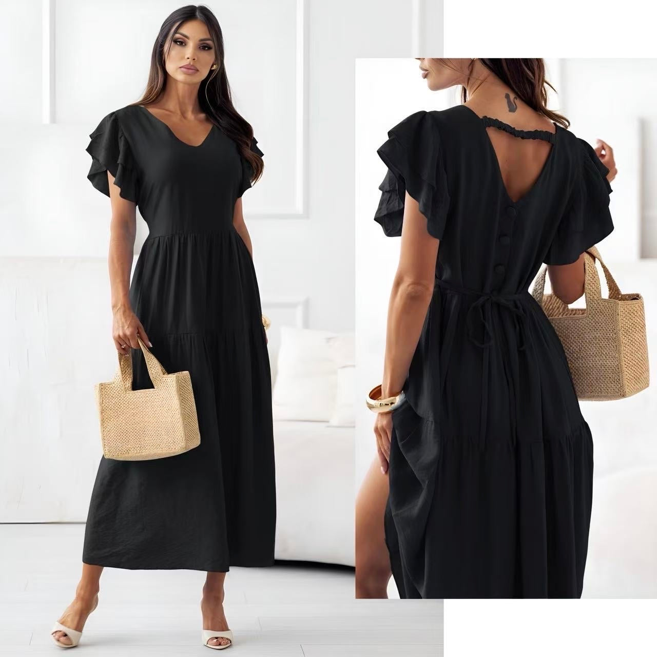 Robe d’été à volants