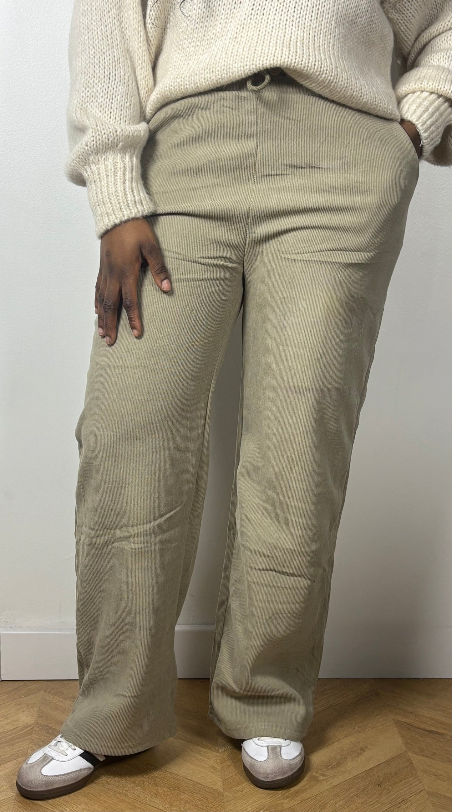 Jogging décontracté façon daim Dounia