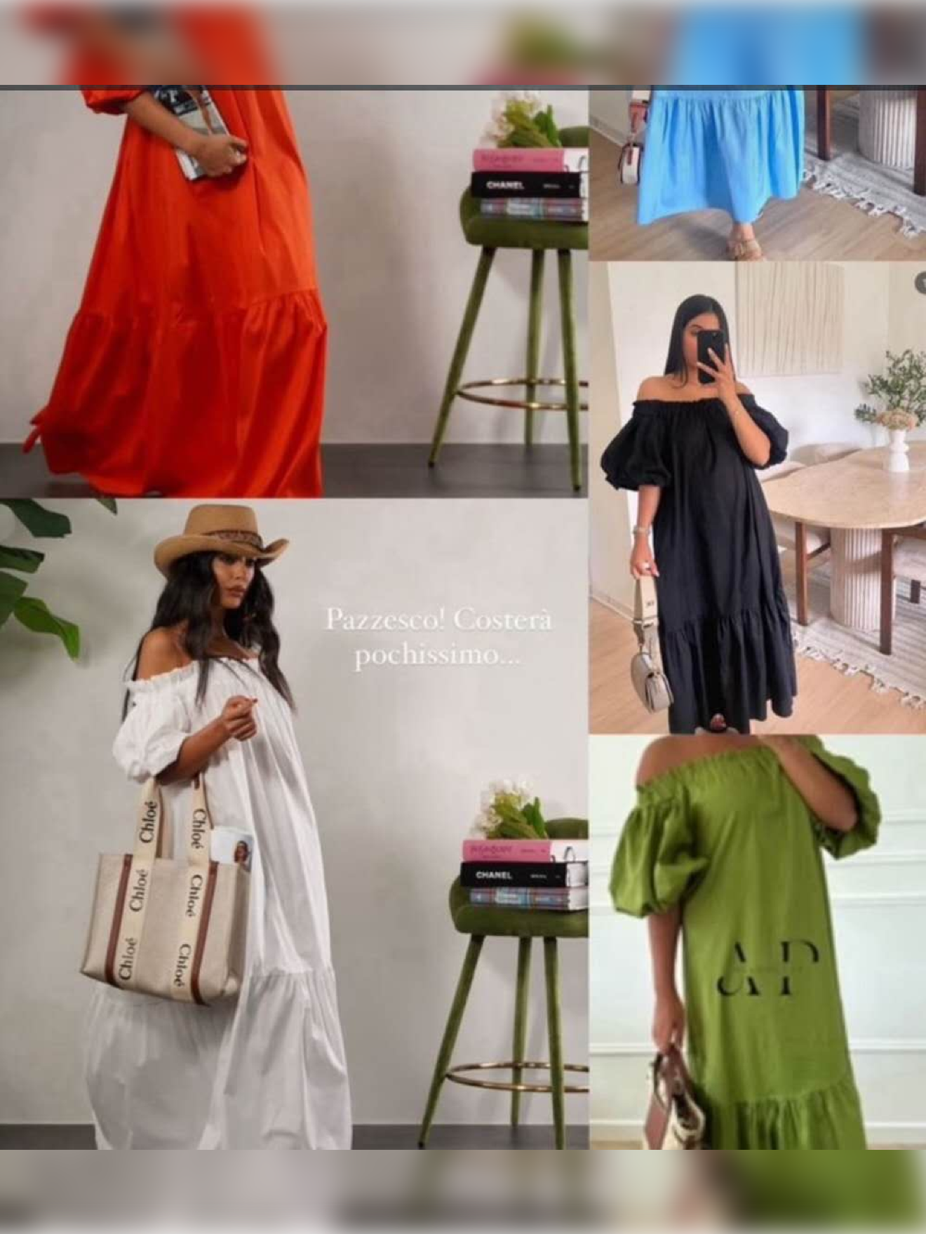 Robe longue puff sleeve - P2