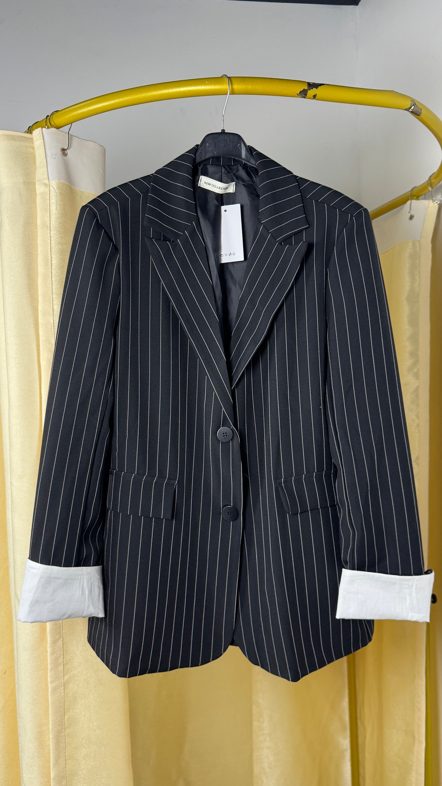 Blazer rayé avec doublure - Karen