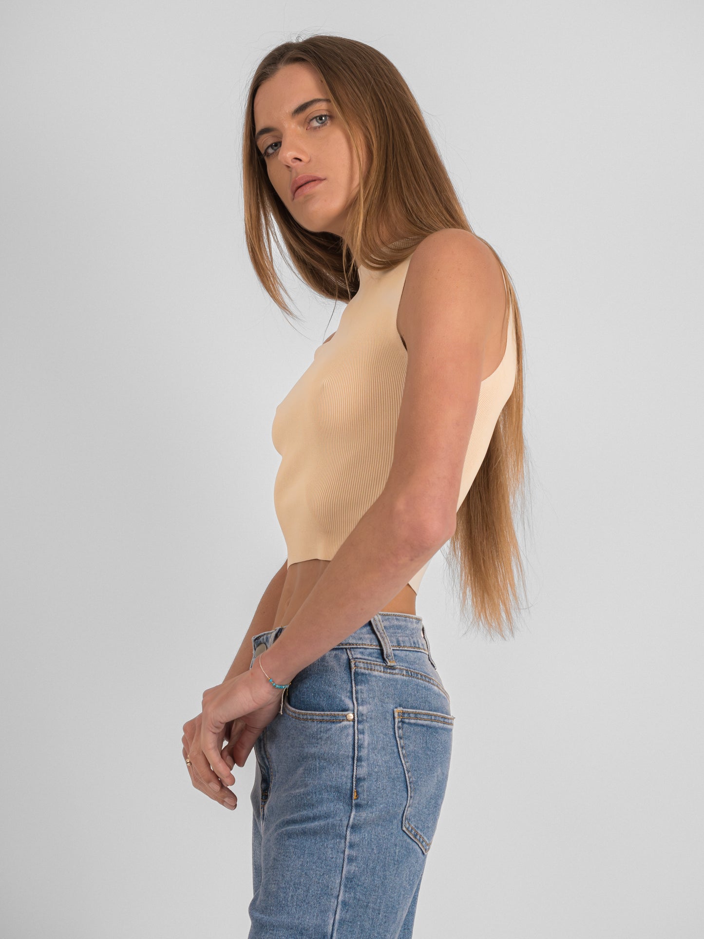 Crop top à col ras - PA