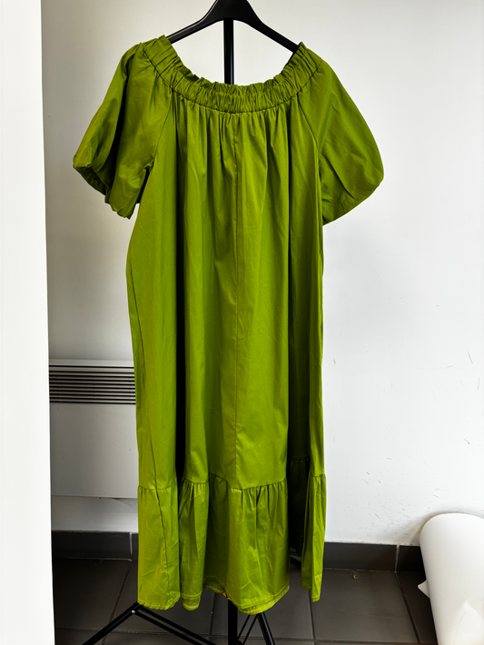 Robe longue puff sleeve - P2