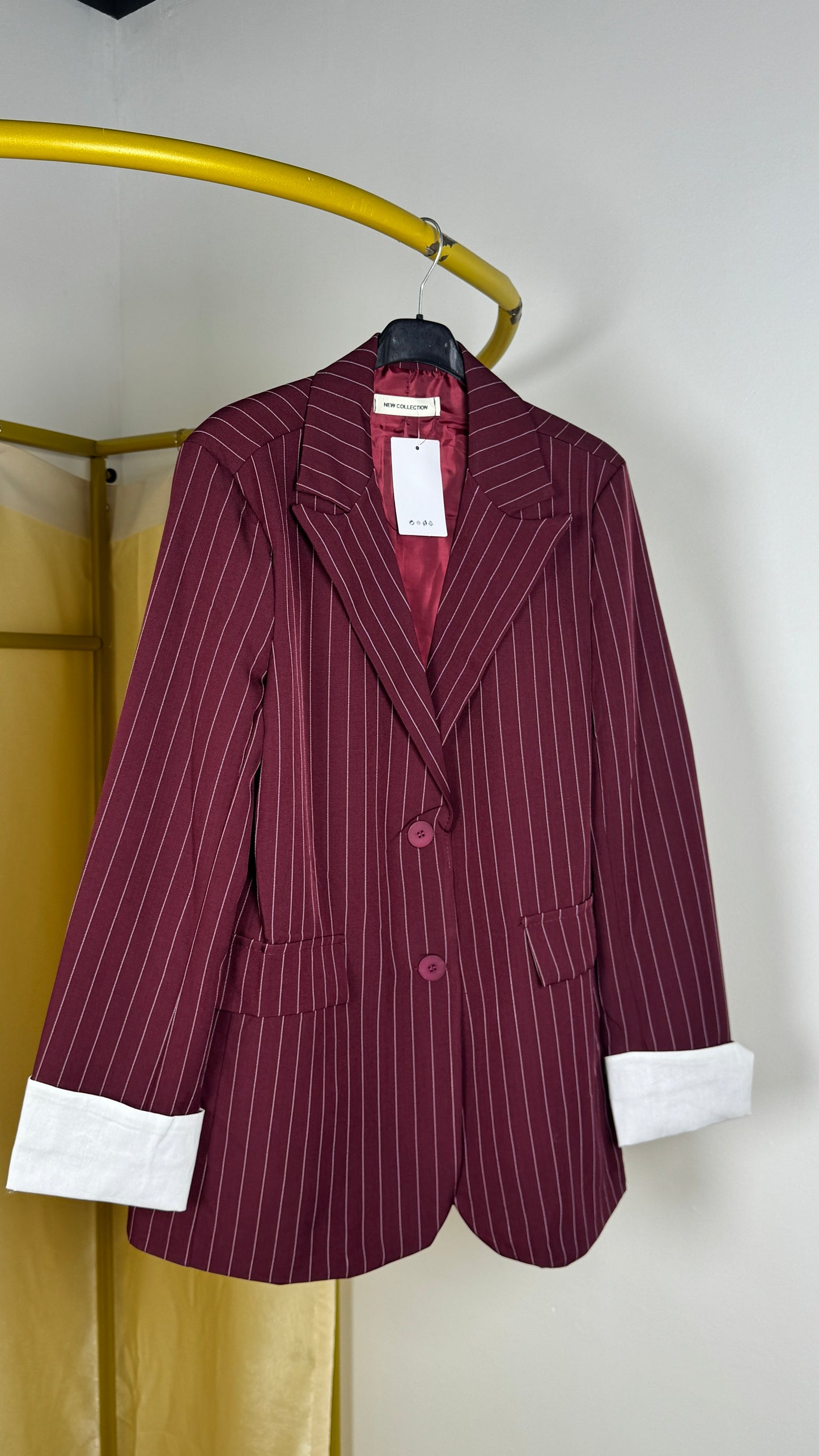 Blazer rayé avec doublure - Karen