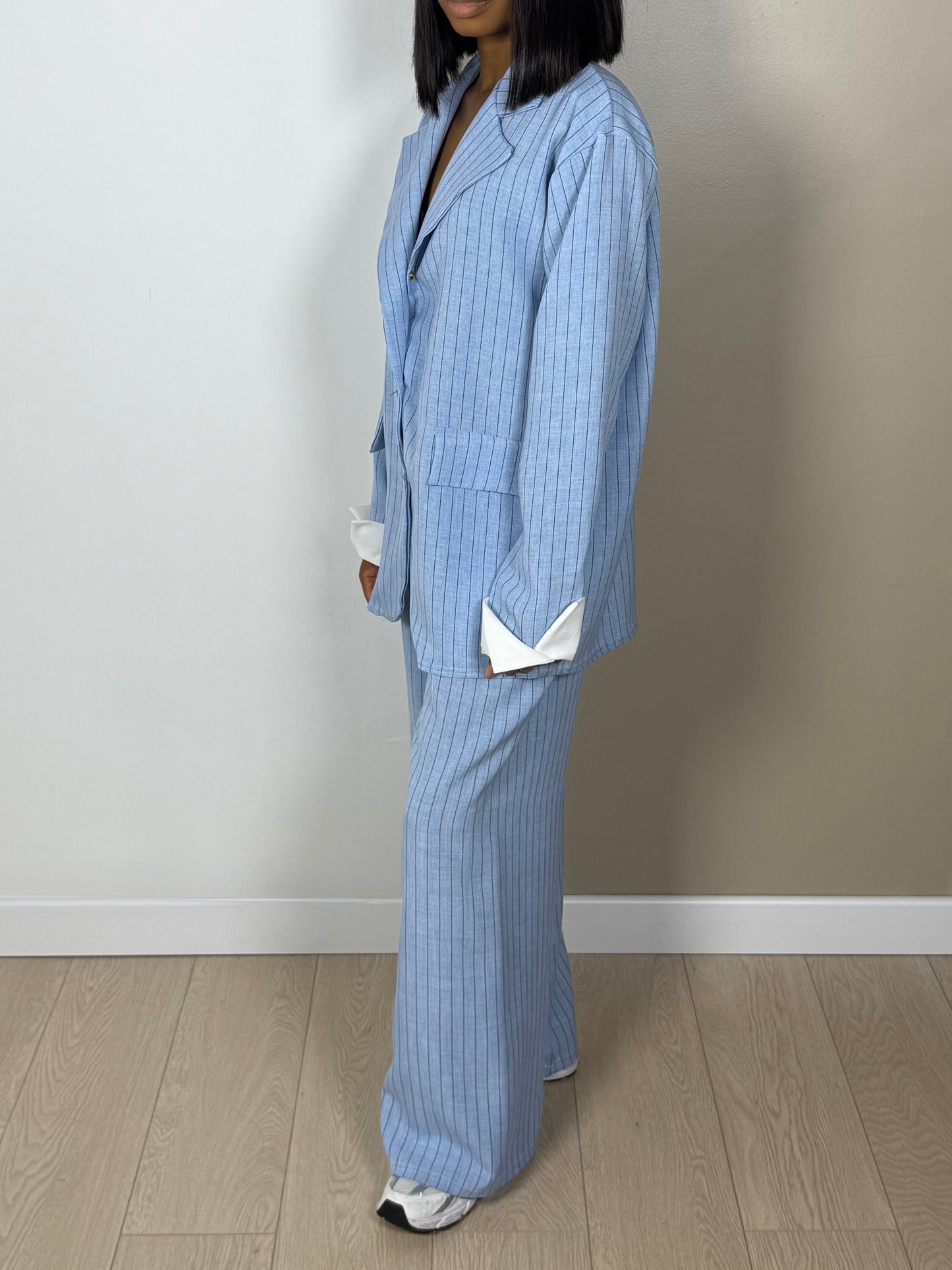 Ensemble blazer rayé - C1