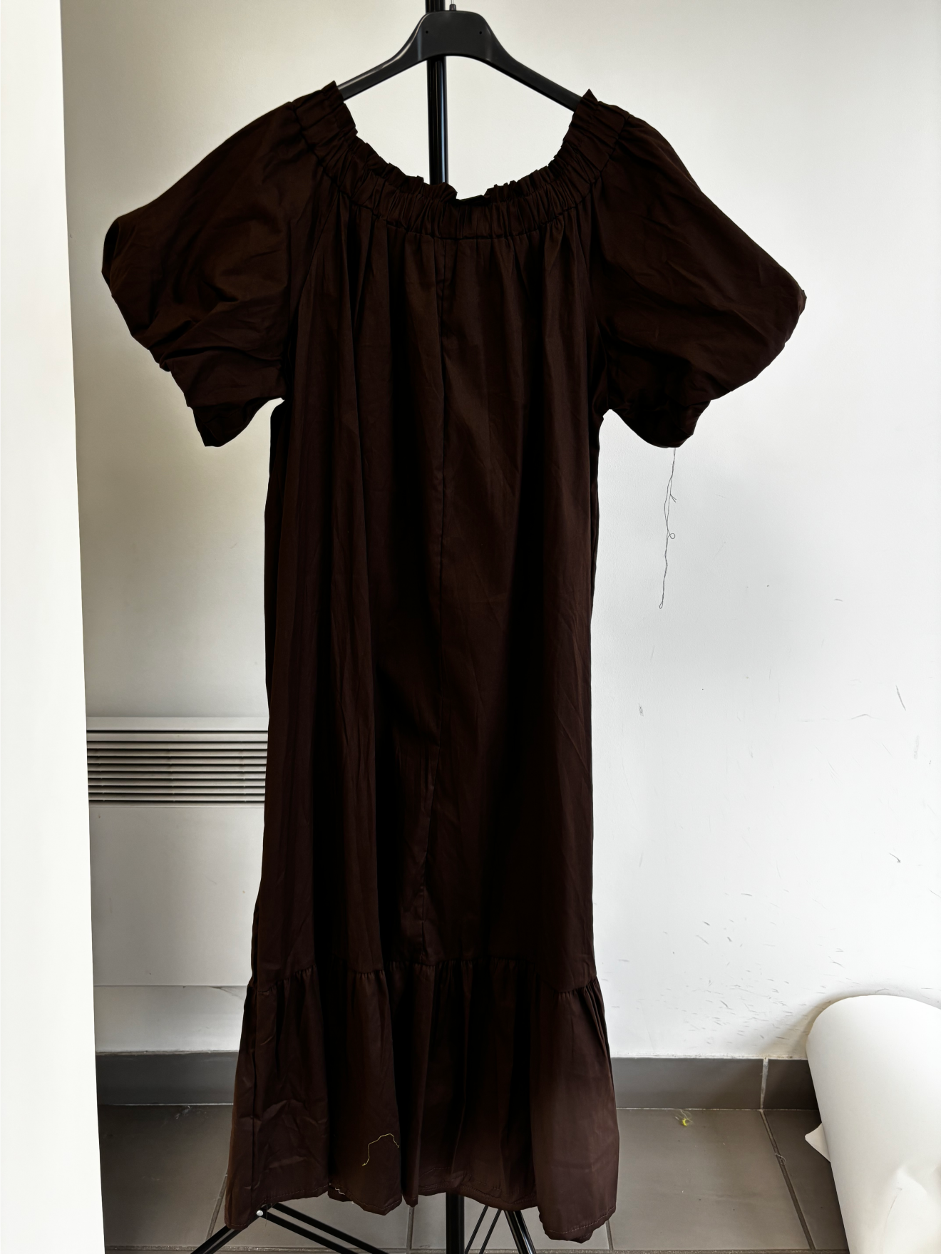 Robe longue puff sleeve - P2